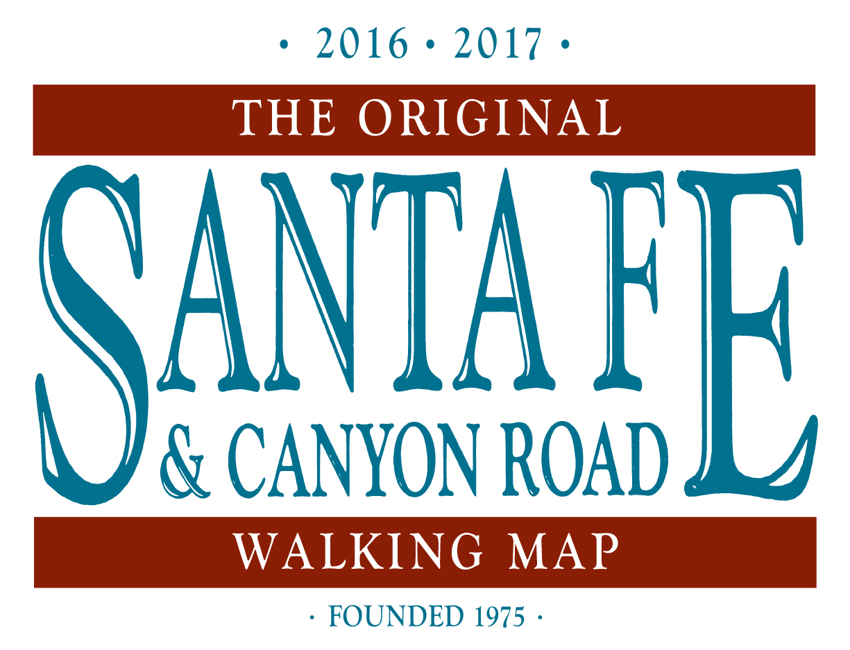 The Original Santa Fe & Canyon Road Walking Map
